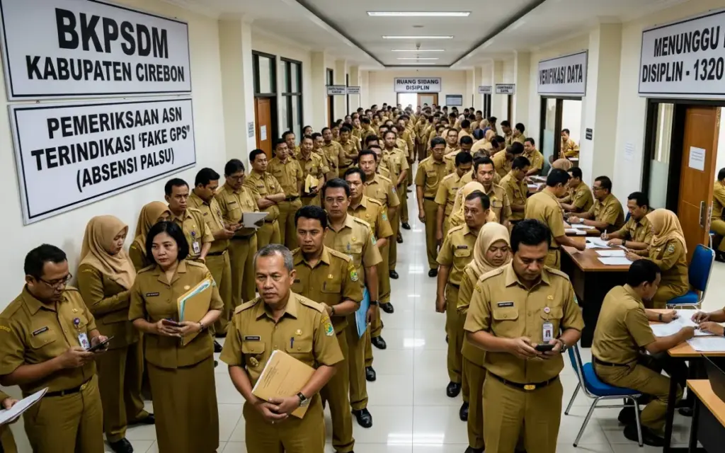 Absensi palsu ASN di kabupaten Cirebon,