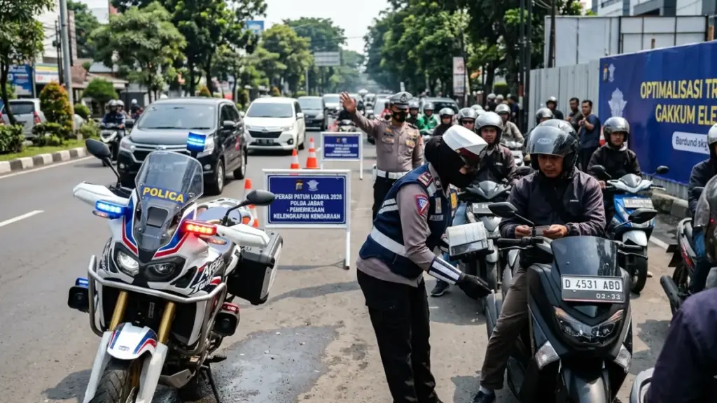 Polda Jabar Gelar Operasi Patuh Lodaya 2026, Targetkan Transparansi Melalui Penegakan Hukum Elektronik Operasi Patuh Lodaya 2026 Jawa barat