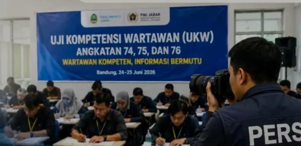 Tingkatkan Profesionalisme Pers, Diskominfo dan PWI Jabar Gelar UKW Gratis di Bandung dan Majalengka Uji kompetensi wartawan