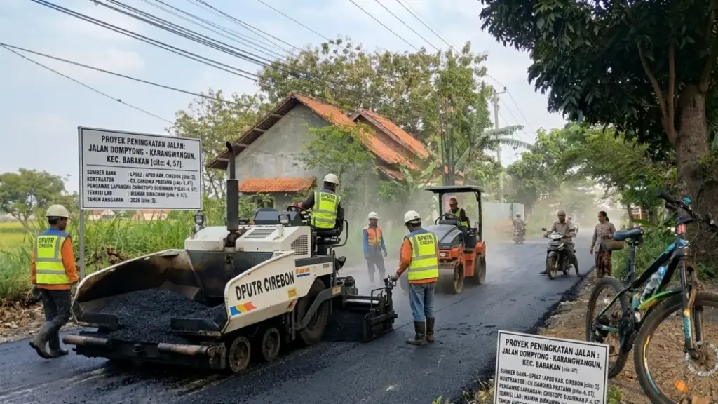 Perbaikan jalan kab. Cirebon 2026
