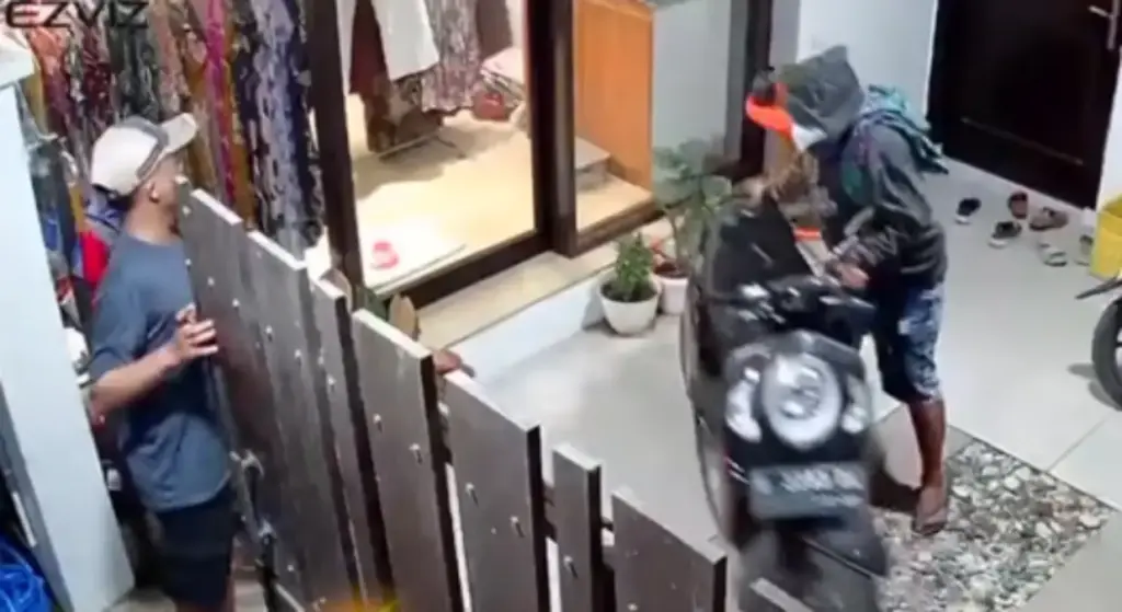 pencurian motor di ciledug.