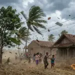 Potensi angin kencang di Kabupaten Cirebon