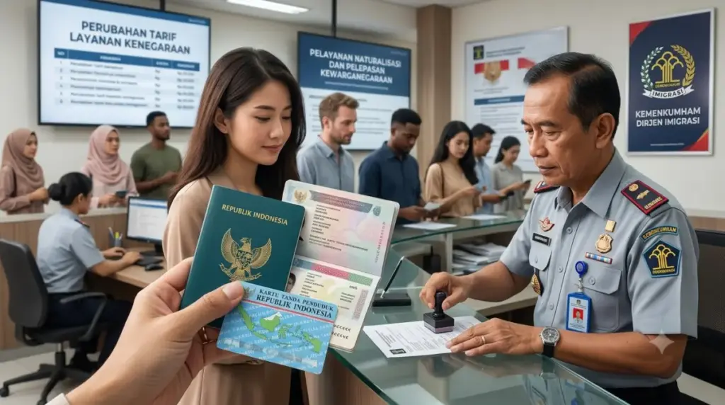 Pemerintah Resmi Naikkan Tarif Naturalisasi dan Pelepasan Kewarganegaraan RI Tarif lepas kewarganegaraan dan naturalisasi