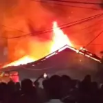 Pasar Tambun terbakar