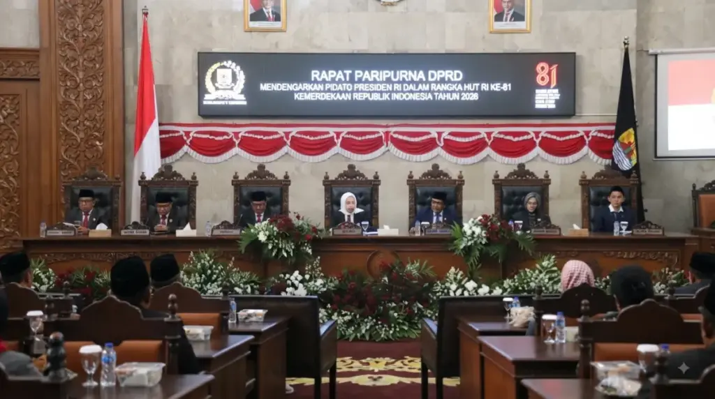 Sidang paripurna DPRD Kab Cirebon sambut HUT RI ke-81