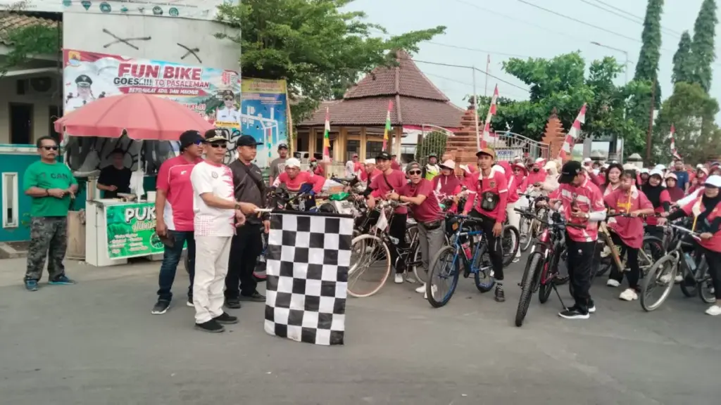 Gowes HUT RI KE-81 Kecamatan Pasaleman