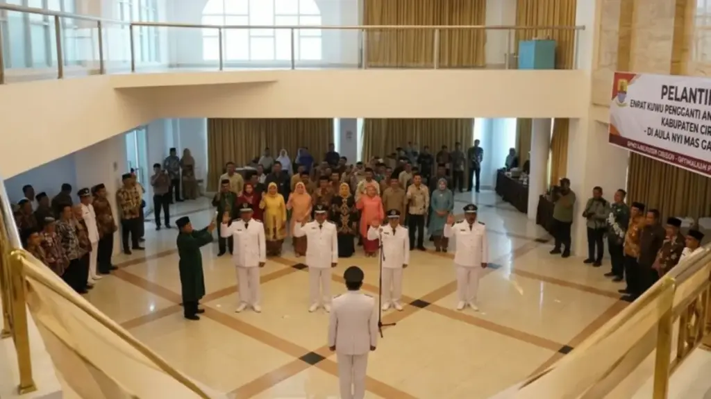 Kuwu PAW Kabupaten Cirebon dilantik