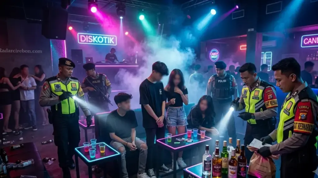 Polres Ciko laksanakan razia hiburan malam