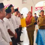 Pelantikan 5 perangkat desa baru Pabuaran lor