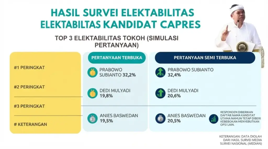 Elektabilitas KDM
