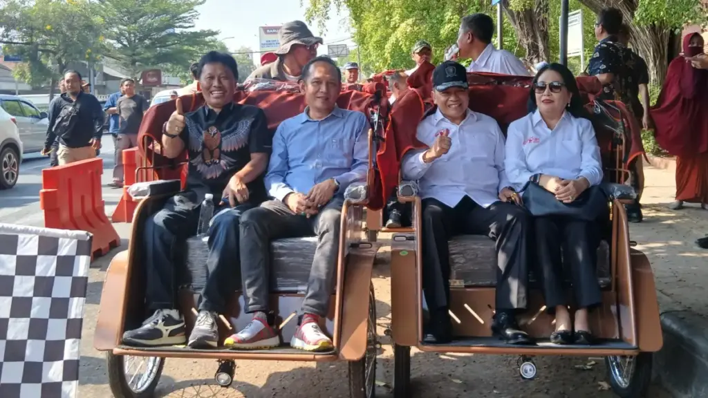 Becak listrik bantuan presiden