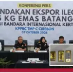 Bea Cukai Gagalkan Penyelundupan 5,25 Kg Emas Rp12 Miliar di Bandara Kertajati