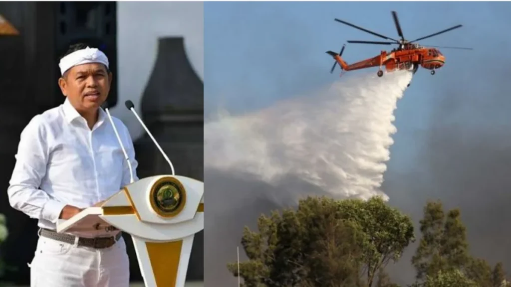 Gempur Karhutla Gunung Ciremai, KDM Kerahkan 1.000 Personel Gabungan dan Helikopter Waterbombing Gempur Karhutla Gunung Ciremai, KDM Kerahkan 1.000 Personel Gabungan dan Helikopter Waterbombing