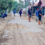 Sinergi Perdesaan, Pemdes Gembonganmekar dan Serangkulon Kolaborasi Tuntaskan Jalan Rusak